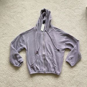 Purple Knit Oversized ZipUp
